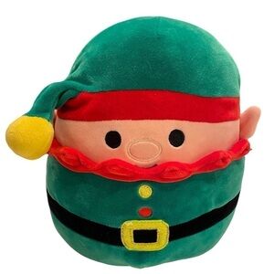 🎄Kellytoy Squishmallows Christmas 9” Elliot the Green Elf Very Soft Plush